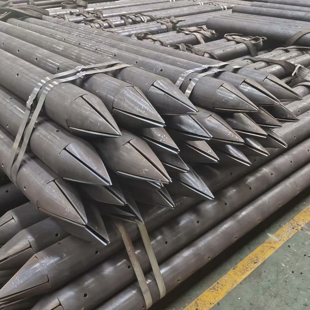 丰台丰台108钢花管非标打孔车丝锁尖防腐